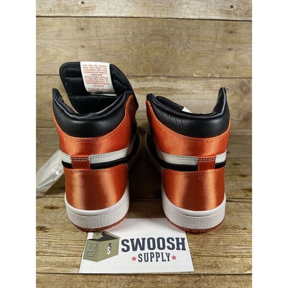 Nike Air Jordan 1 Satin Shattered Backboard Women’s Size 5 AV3725-010 New - Picture 4 of 8